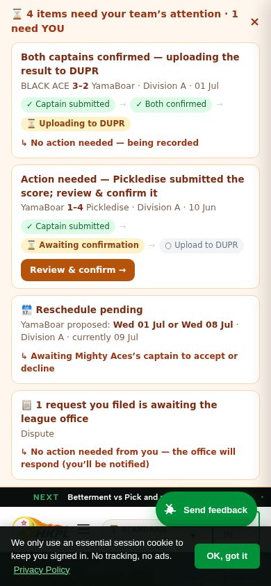 §4 Notifications page — mobile