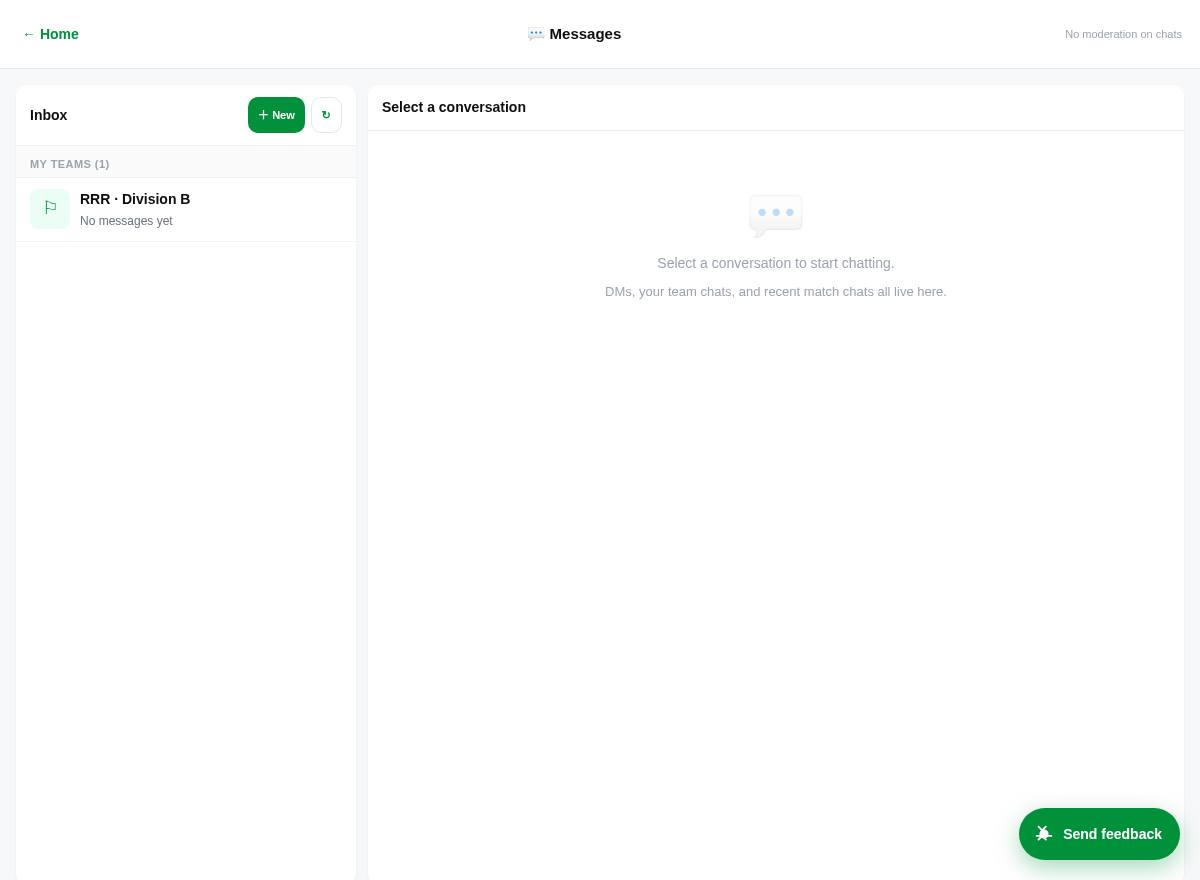 Messages / chat